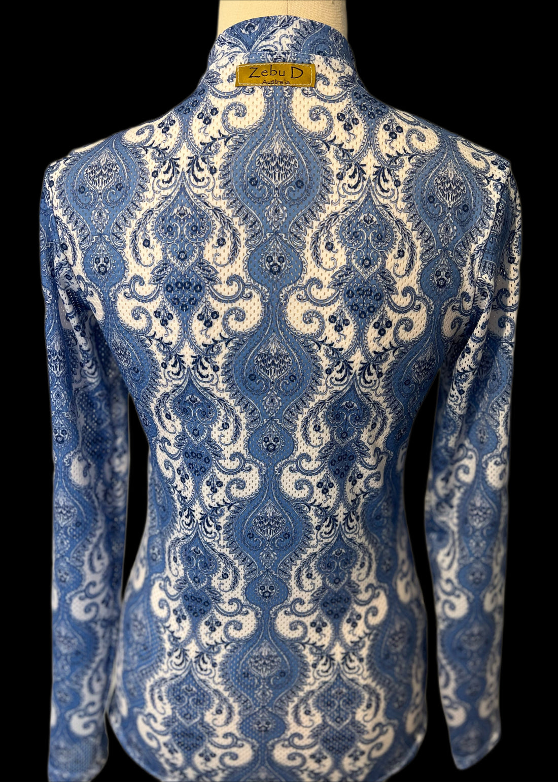 Zebu's Blue Paisley Shirts