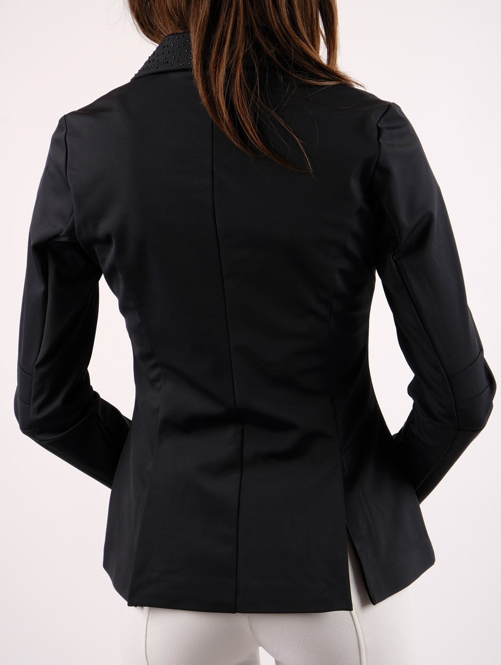 Bonnie Softshell Competition Jacket with Crystals in Black